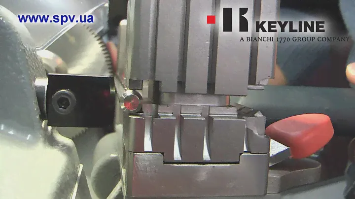 настройка станка для нарезки ключей Keyline Carat Quattro