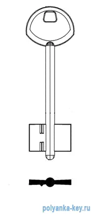 Гардиан-1 КИТАЙ (короткий, узкий 82x14.1x22.2мм)(4.9мм)